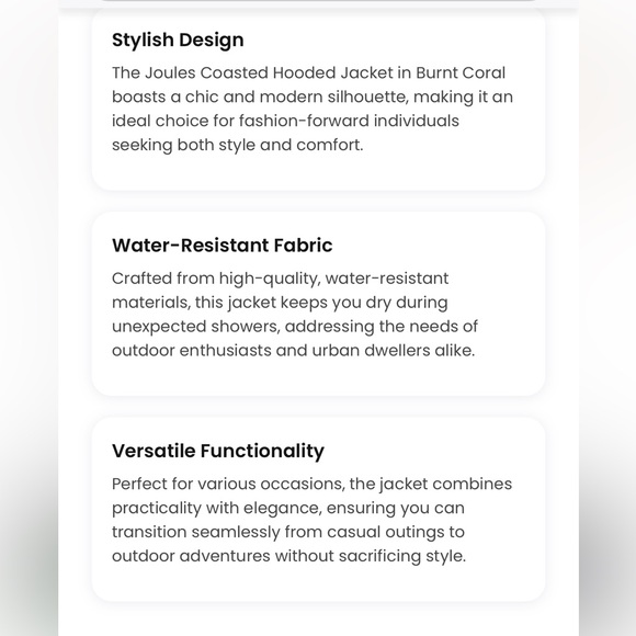 Joules Waterproof & Breathable Neon Orange Hooded jacket size 4 - Picture 2 of 12